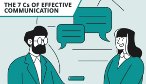 Two people communicating